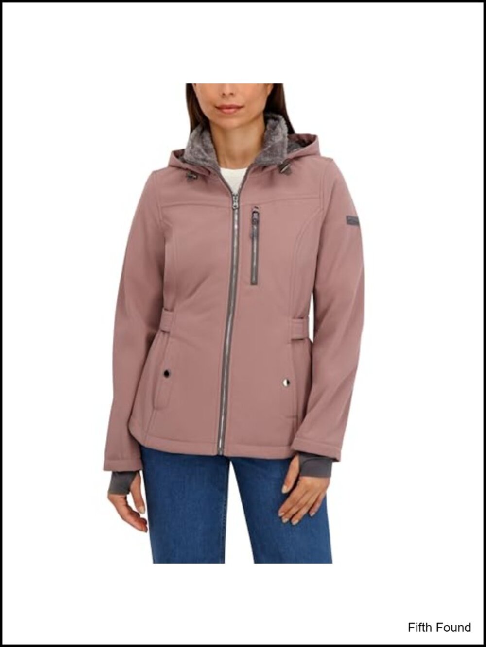 HFX Women's Softshell Transitional Jacket Bonded Mellow Pile Water Wind